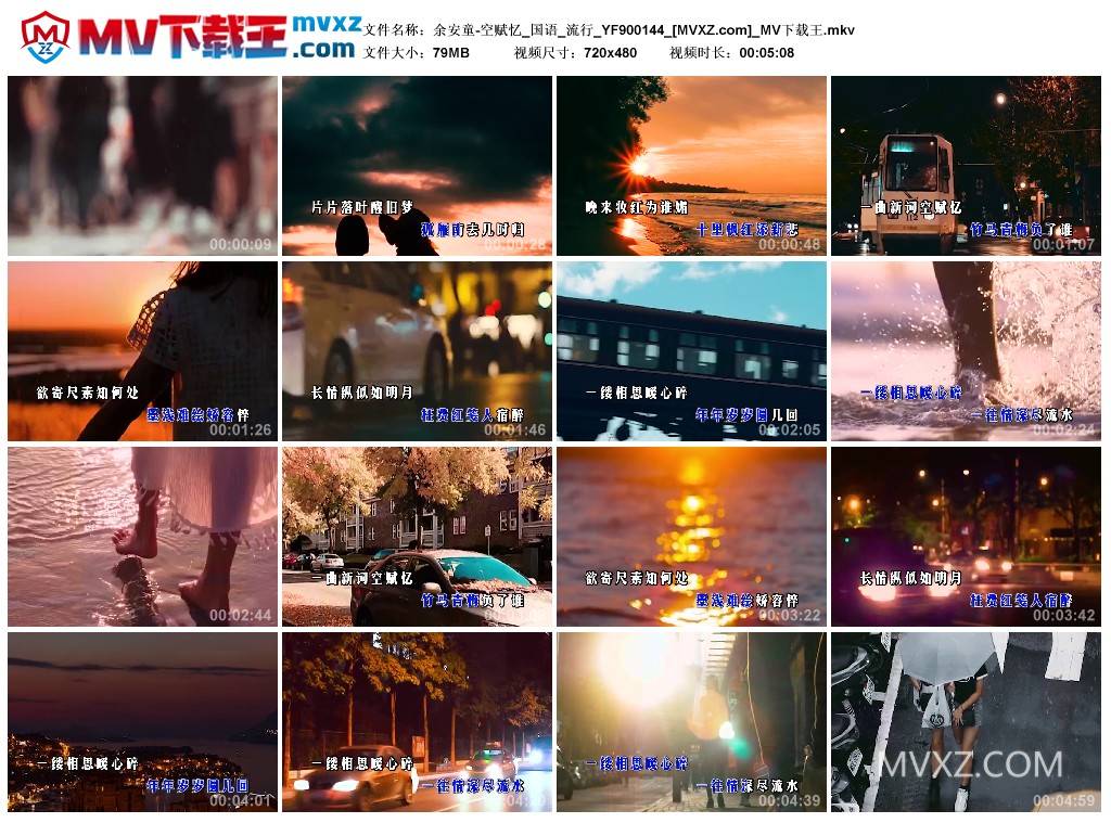 余安童-空赋忆_国语_流行_YF900144